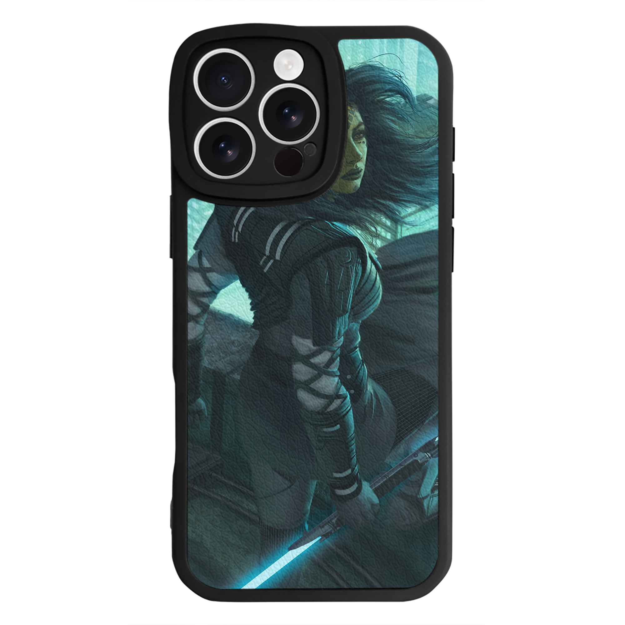 （画像用） スター・ウォーズ Star Wars 【iPhone 16シリーズ対応】シリコンスマホケース（レザー調） 材質：シリコン